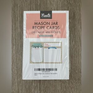 Mason Jar Recipe Cards